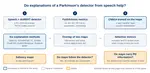 Investigating the effectiveness of explainability methods in Parkinson’s detection from speech